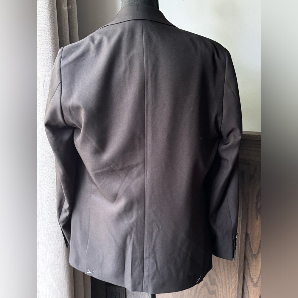 Haggar premium stretch signature blazer slim fit size 36 regular nwt - Picture 4 of 9